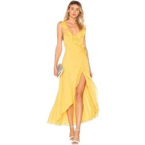 Privacy Please Yellow Fillmore In Golden Sun Casual Maxi Dress